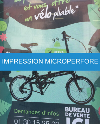 Impression microperfore